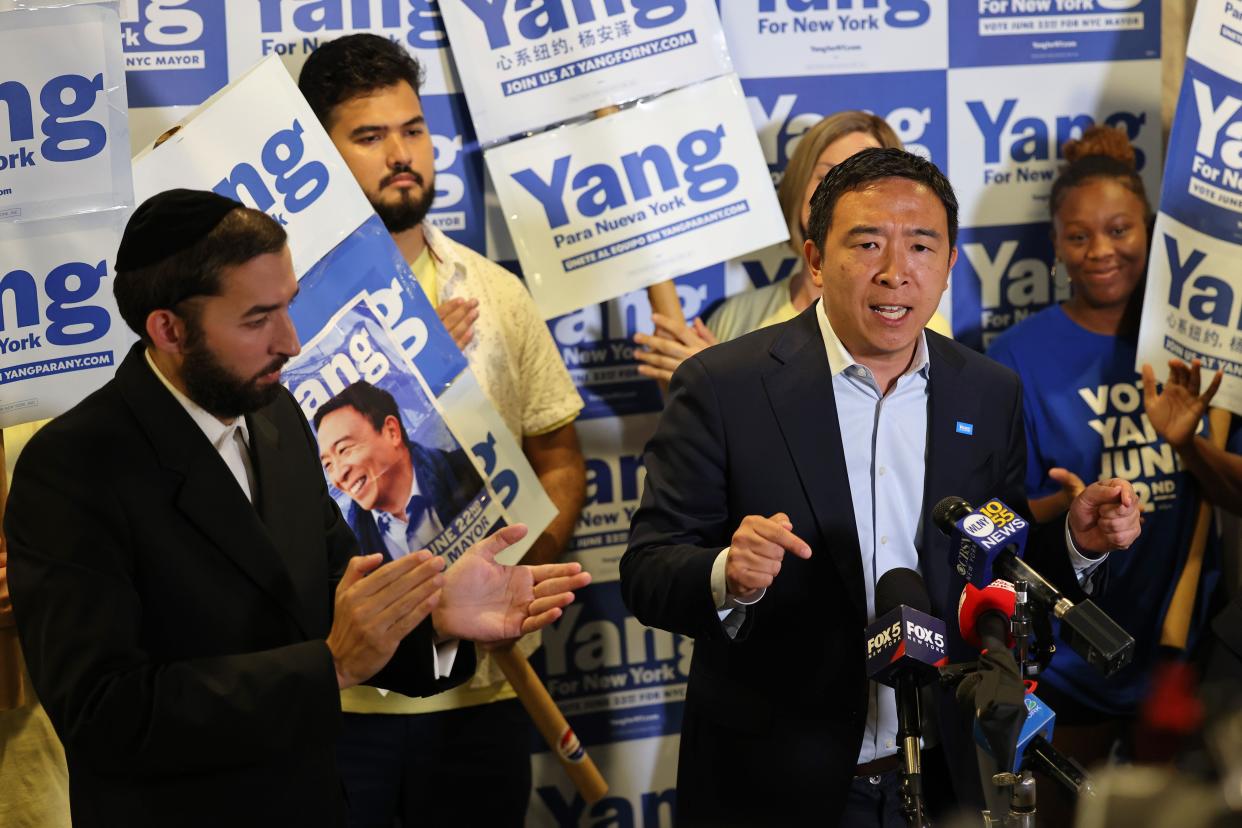 New York City mayoral candidate Andrew Yang