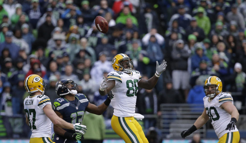 In 2015, the NFC title game swung on an onside kick that went in Seattle's favor against Green Bay. (AP) 