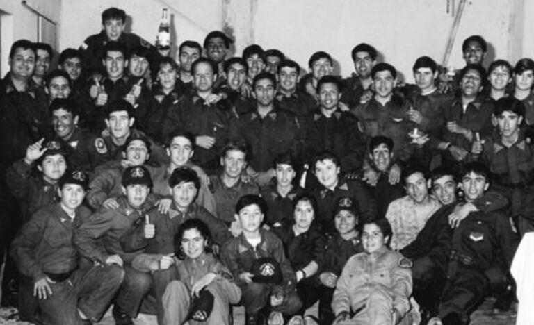 El cuerpo de bomberos de Puerto Madryn en 1994