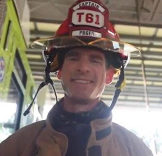 Brian Wolnewitz, a captain with Palm Beach Gardens Fire  Rescue died on Tuesday, Aug. 16, 2022 from stage 4 lung cancer.