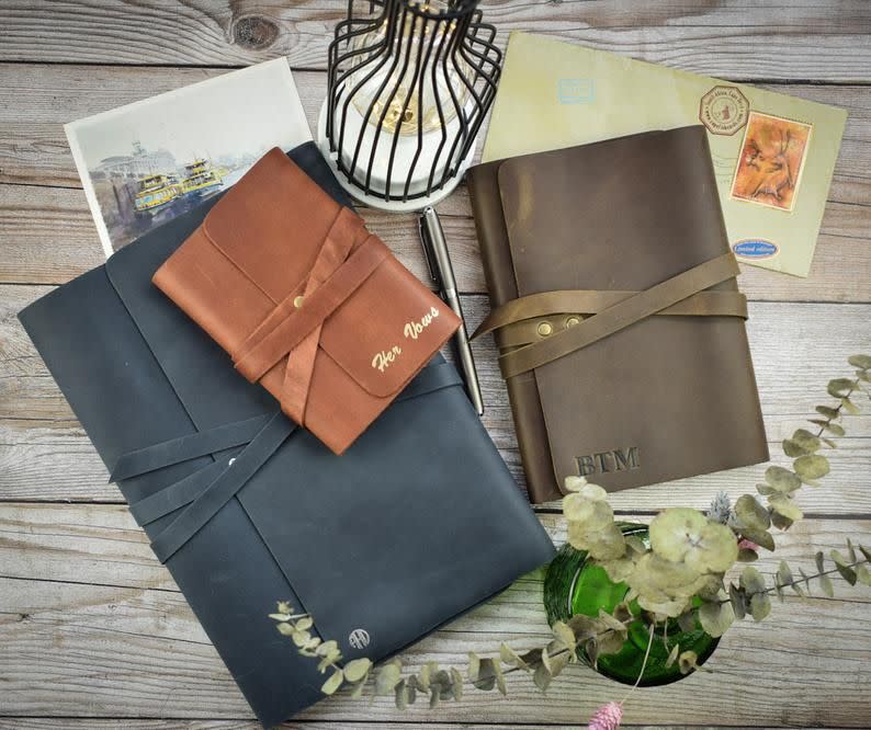 Personalized Leather Journal