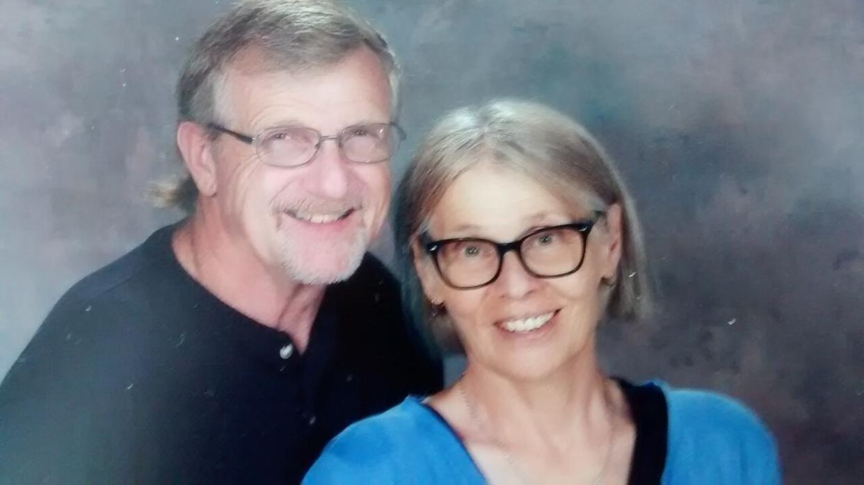 Rita Wiebe and her husband, Bill, posted an ad on the site Kijiji saying they were looking for a two-bedroom home to rent starting Dec. 1. Rita Wiebe says she was immediately inundated with calls and text messages. (Rita Wiebe - image credit)