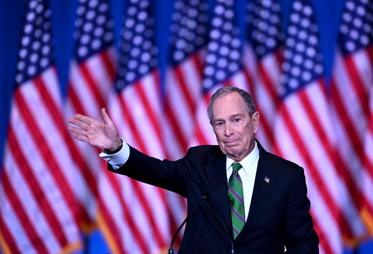 Michael Bloomberg, who pledged to help felons in Florida pay fees  (AFP via Getty Images)