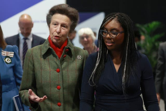 The Princess Royal and Trade Secretary Kemi Badenoch 