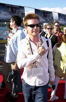 Scott Coffey aboard the USS John C. Stennis at the Honolulu, Hawaii premiere of Touchstone Pictures' Pearl Harbor