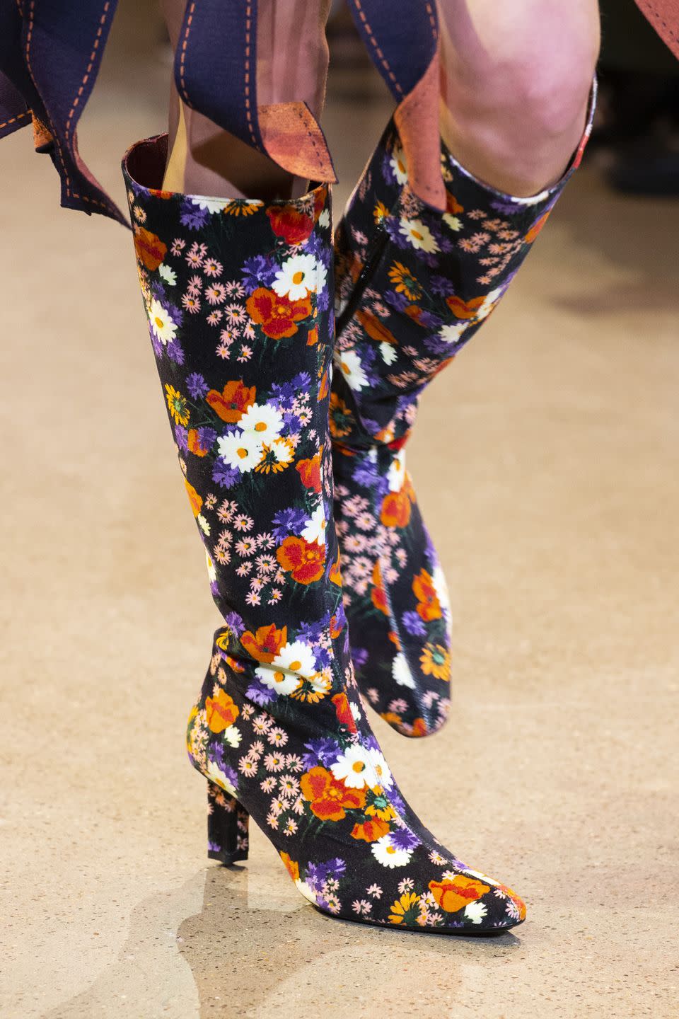 17) Floral-Print Boots