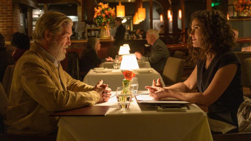 Jeff Bridges as Dan Chase, Amy Brenneman as Zoe McDonald. (Prashant Gupta/FX)