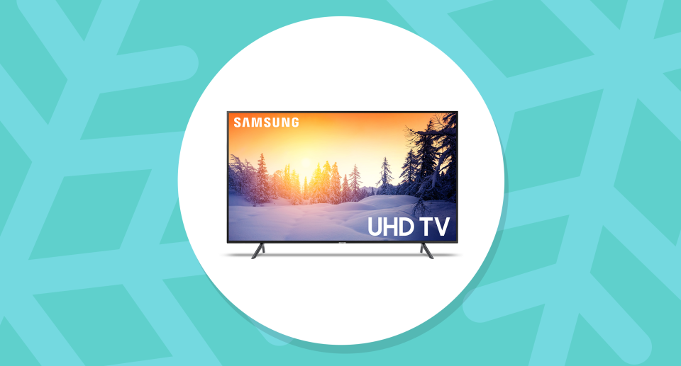 Samsung 75-inch Class 4K UHD 2160p LED Smart TV with HDR (UN75NU6900). (Photo: Walmart/Yahoo Lifestyle)