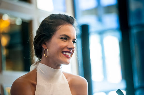 Alessandra Ambrosio Wears Her Shortest Dress Yet!