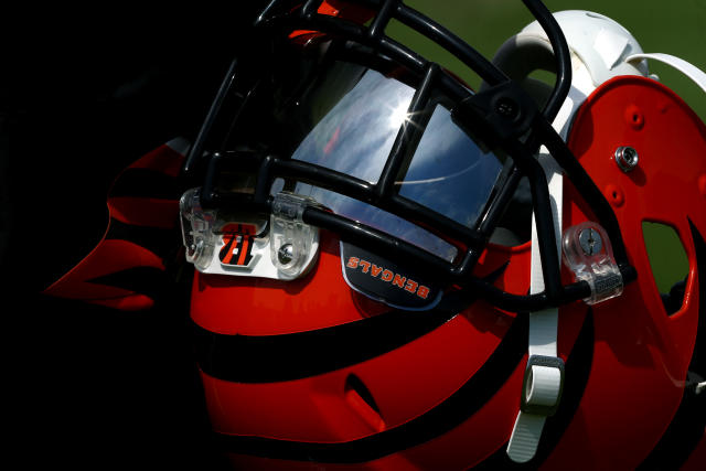 Bengals again confirm striped helmet won't change during jersey redesign