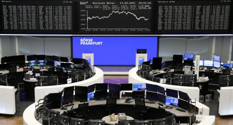 German share price index DAX graph is pictured at the stock exchange in Frankfurt