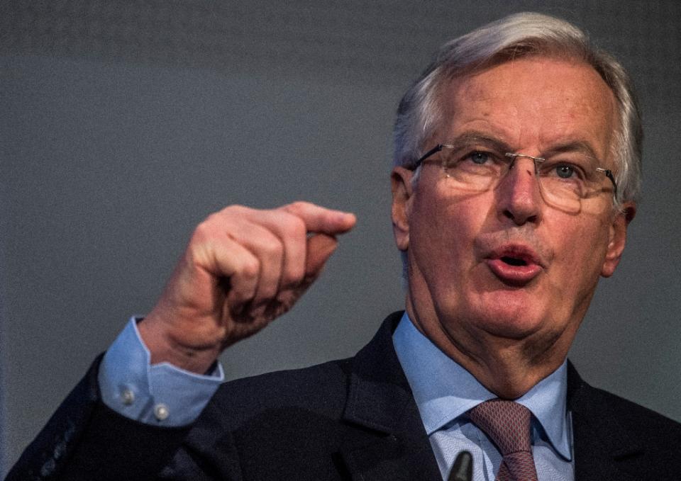 EU chief negotiator for Brexit Michel Barnier offers little hope to the UK on a special trade deal (AFP/John MACDOUGALL)