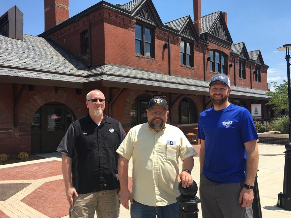 Walnut River Brewing Co. partners Rick Goehring, BJ Hunt and Travis Rohrberg opened PourHouse in 2018.