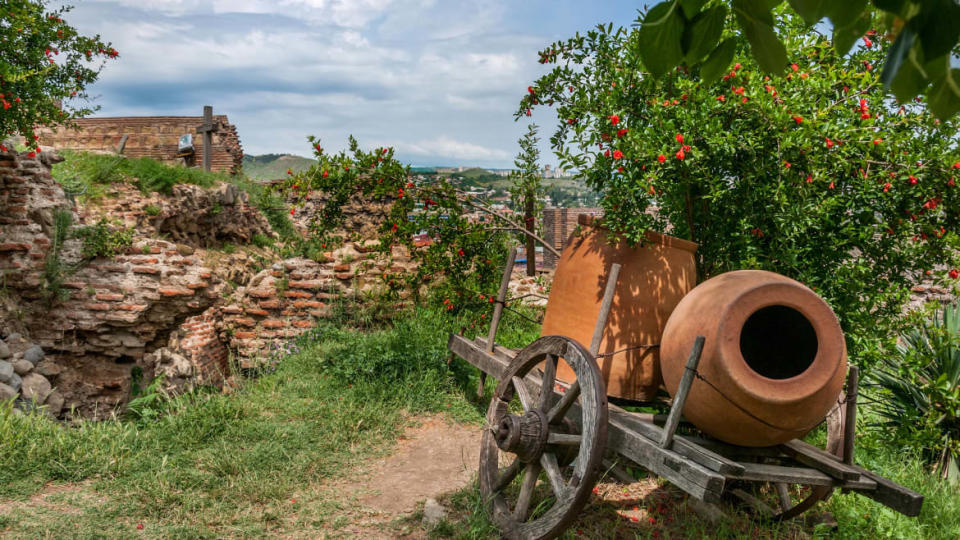 <div class="inline-image__caption"><p>Kvevri, earthenware vessels for wine, in Georgia.</p></div> <div class="inline-image__credit">Getty</div>