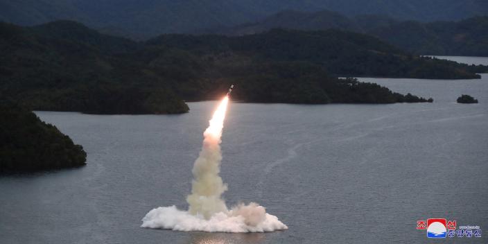 North Korea underwater missile launch