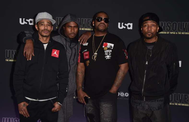 Bone Thugs-N-Harmony attends the premiere of USA Network’s “Unsolved: The Murders of Tupac and The Notorious B.I.G. on Feb. 22, 2018, at Avalon in Hollywood, California. (Photo by Alberto E. Rodriguez/Getty Images)