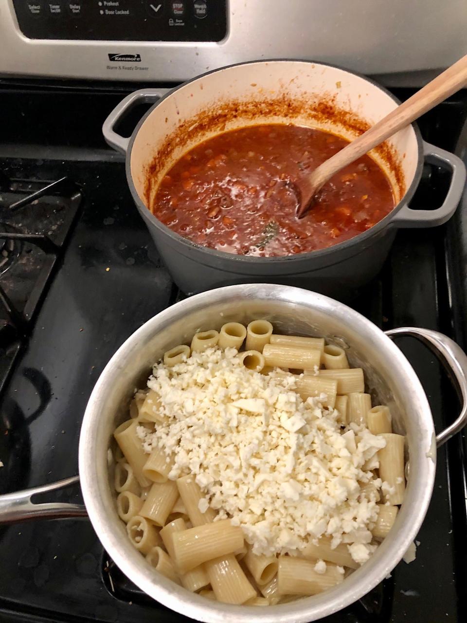 Ina Garten's Baked Rigatoni With Lamb Ragù