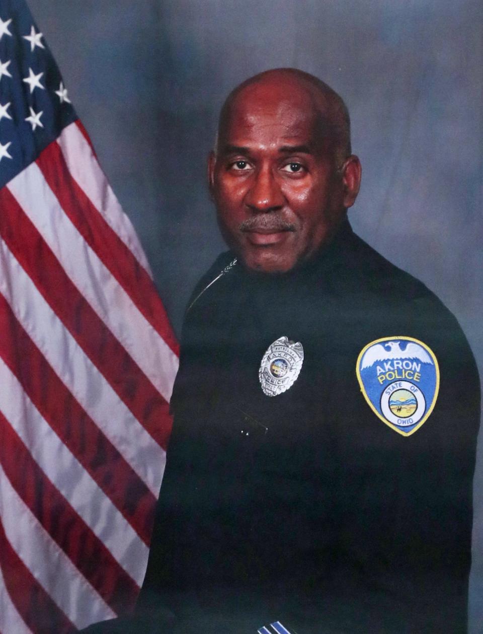 Akron Police Officer Edward Stewart died in 2021 of COVID-19 complications.