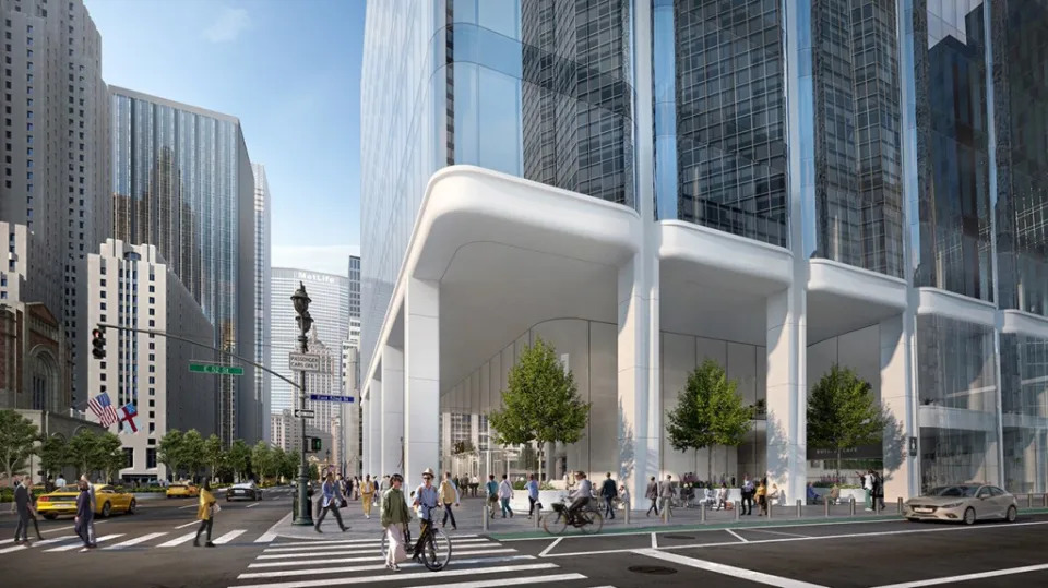 Recently unveiled renderings of the new tower. Foster + Partners