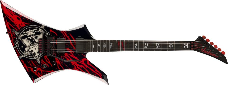 Jackson's Diablo IV Kelly custom guitar
