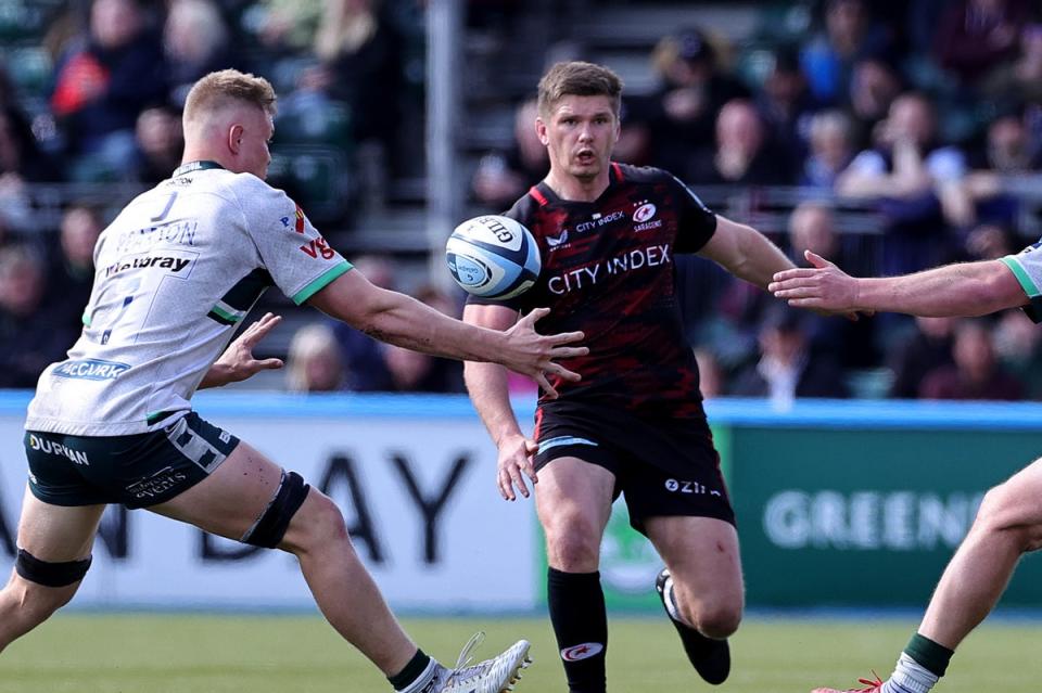 Owen Farrell was in clinical form for Saracens (Getty Images)