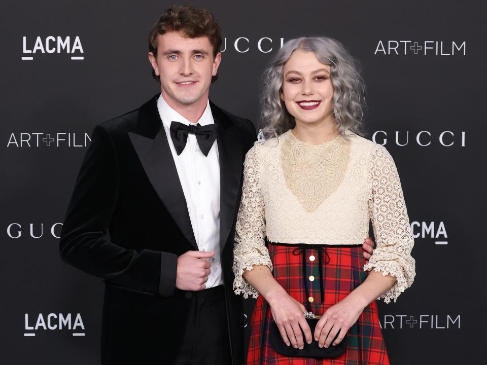 Paul Mescal and Phoebe Bridgers at the 2021 LACMA Art + Film Gala.