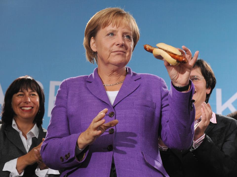 Das sind die witzigsten Bilder von Angela Merkel