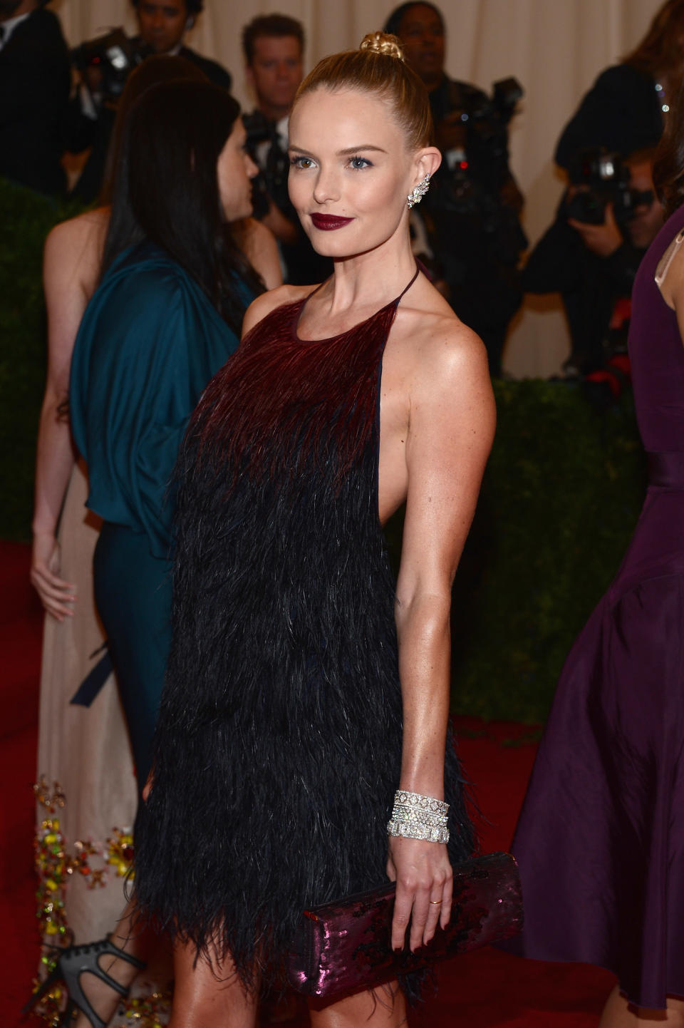 NEW YORK, NY - MAY 07: Kate Bosworth attends the "Schiaparelli And Prada: Impossible Conversations" Costume Institute Gala at the Metropolitan Museum of Art on May 7, 2012 in New York City. (Photo by Dimitrios Kambouris/Getty Images)