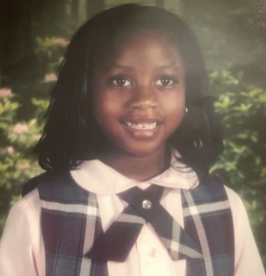 Brianna Watts as a young girl, around the time she and her mom were living in a shelter. (Photo courtesy of Bridgette Gibbs)