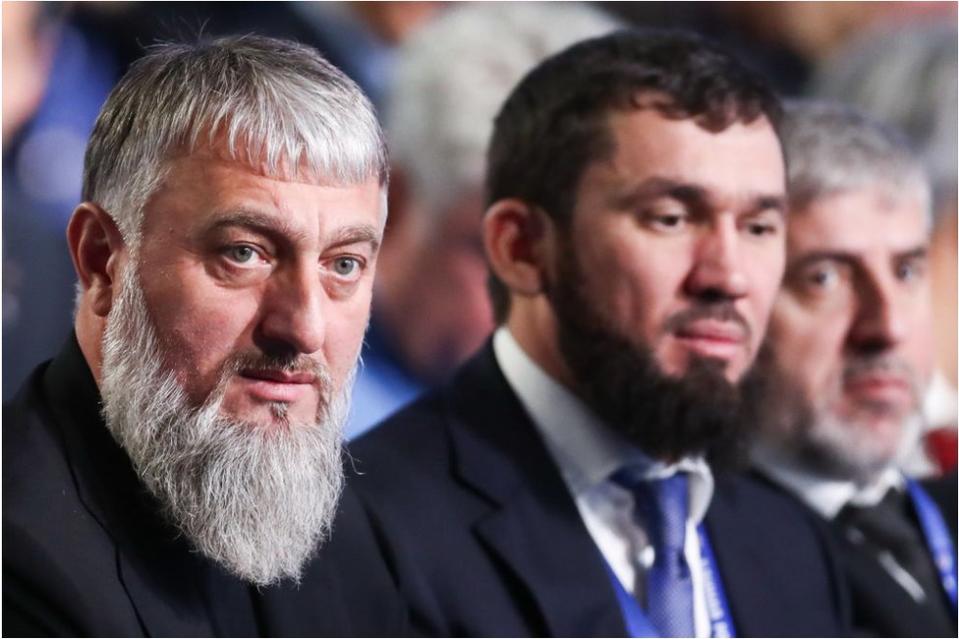 Adam Delimkhanov (izq.) y Magomed Daudov.