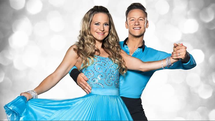 EastEnders' star Kellie fell pregnant shortly after her Strictly stint.