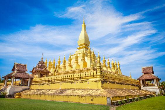 Pha That Luang is believed to house a relic of the Buddha (Getty Images/iStockphoto)