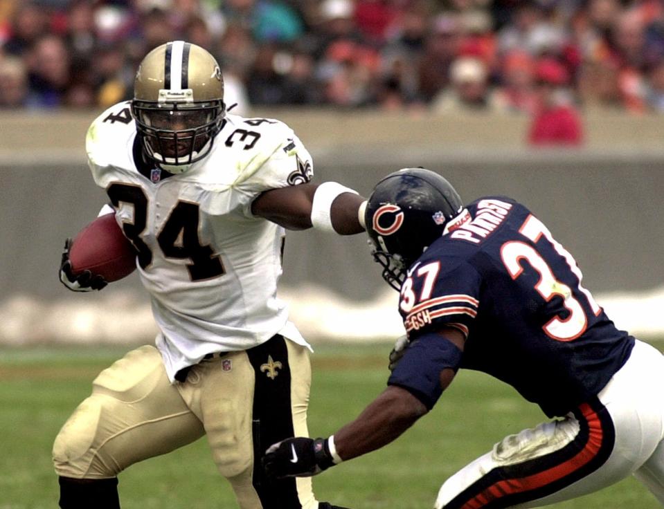 Ricky Williams was taken fifth overall in the 1999 NFL Draft by the New Orleans Saints.