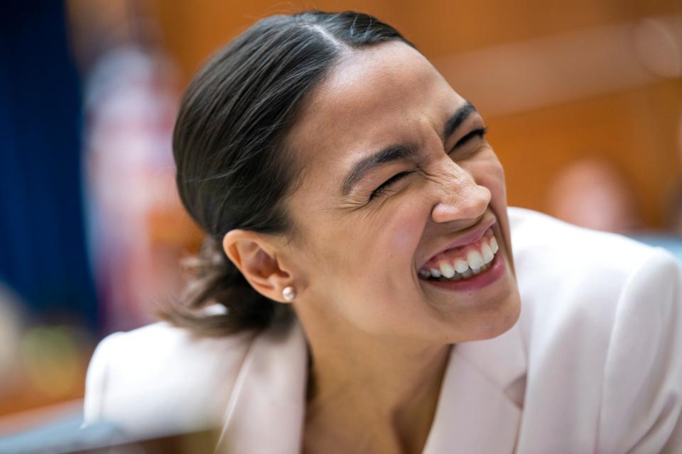 Alexandria Ocasio-Cortez described the Spanish being spoken on stage by presidential candidates including Cory Brooker and Beto O’Rourke at the first Democratic primary debate as “humorous”.The youngest ever congresswoman said there was “a lot of Spanglish in the building” as 10 presidential hopefuls sparred on policies and Donald Trump at the debate in Miami on Wednesday night.Speaking on The Late Show with Stephen Colbert after the debate, Ms Ocasio-Cortez, said:“I loved it, because, I represent the Bronx and there was a lot of Spanglish in the building.”“I thought it was humorous sometimes, at times. Especially because, sometimes, of the content of the question.”The Democratic congresswoman, who is of Puerto Rican heritage, added that she thought the candidates might start saying “I will not give you an answer to your question” in Spanish."But it was good,” she added. “I thought it was a good gesture to the fact that we are a diverse country.” Ms Ocasio-Cortez also compared the candidates to unprepared "high school students". "I think sometimes with the debate stage this big, it can kind of seem like a high school classroom, and so there are some folks that, like, didn’t seem like they read the book, and then they got called on," she said.Asked who she think will make the next debate, Ms Ocasio-Cortez first praised Elizabeth Warren’s performance.“I think Elizabeth Warren really distinguished herself, I think Julian Castro really distinguished himself,” she said. “I think Cory Booker did a great job in talking about criminal justice. ”Looking ahead to the next debate on Thursday, the Democratic congresswoman warned that Joe Biden was not a “safe choice”.“I think it’s dangerous to assume that any candidate is a quote-unquote ‘safe choice,’” she said. “That you pick one candidate and that’s just going to deliver an election for you. But with respect to vice president Biden, it’s more about an overall electoral strategy.”I think there’s this idea that we have to sacrifice everything,” she continued. “That we can’t talk about working class issues, that we can’t talk about criminal justice issues, that we can’t talk about immigration because it isolates this very small sliver of Obama-to-Trump voters."Ms Ocasio-Cortez also highlighted concerns she had over the way climate change is being disused during the debates.The Bronx congresswoman, who introduced Green New Deal proposal supported by a number of Democratic presidential candidates, said: “‘Is Miami going to exist in 50 years?’ we need to say, ‘What are you going to do about this?’”