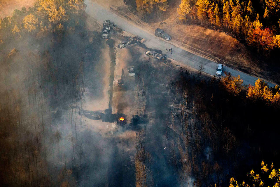 Pipeline explosion in Alabama