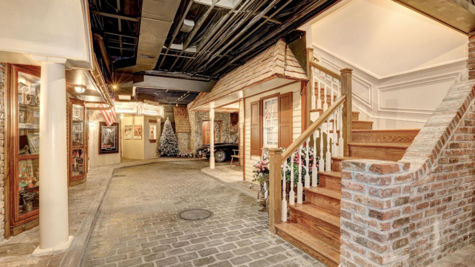 Potomac mansion town basement