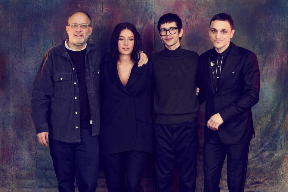 Ira Sachs, Adele Exarchopoulos, Ben Whishaw and Franz Rogowski of ‘Passages’ at the Deadline Studio