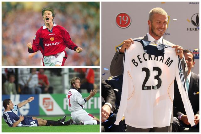 David Beckham's Career in Photos