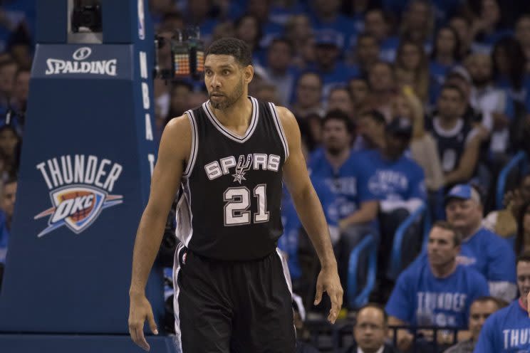 Tim Duncan accused Banks of defrauding him on a $7.5 million loan. (Getty) 