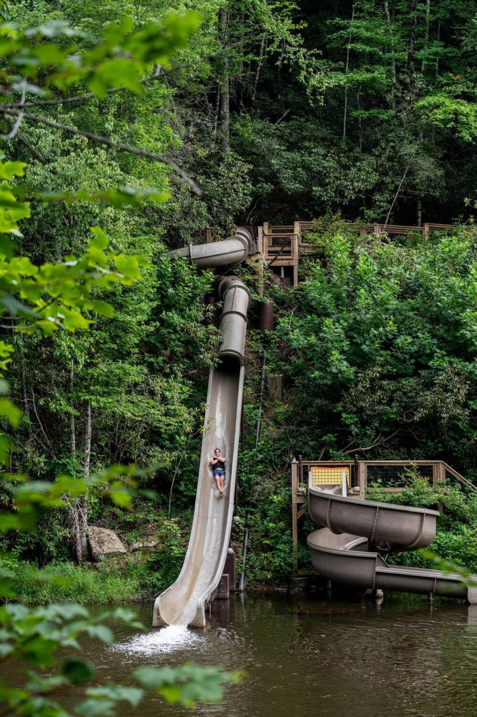 Families will love the water slides, pond and family pool at Blackberry Mountain (Blackberry Mountain)