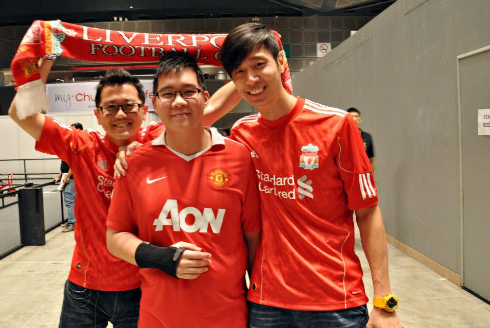 From left to right - Ziwei Rao, Matthew David Chua and Isaiah Kuan (Facebook photo/Matthew Chua)