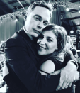 <p>“Well deserved,” the <em>Big Bang Theory</em> actor wrote, congratulating his onscreen love, Mayim Bialik, on her Critics’ Choice Award for Best Supporting Actress in a Comedy Series. “How lucky am I, to play your betrothed? I truly adore you.” (Photo: <a rel="nofollow noopener" href="https://www.instagram.com/p/Bd1VjjHnWyP/?taken-by=therealjimparsons" target="_blank" data-ylk="slk:Jim Parsons via Instagram;elm:context_link;itc:0;sec:content-canvas" class="link ">Jim Parsons via Instagram</a>) </p>