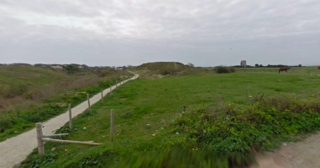 The girl was reportedly raped at the site of an old windmill near Easton (Google Maps)