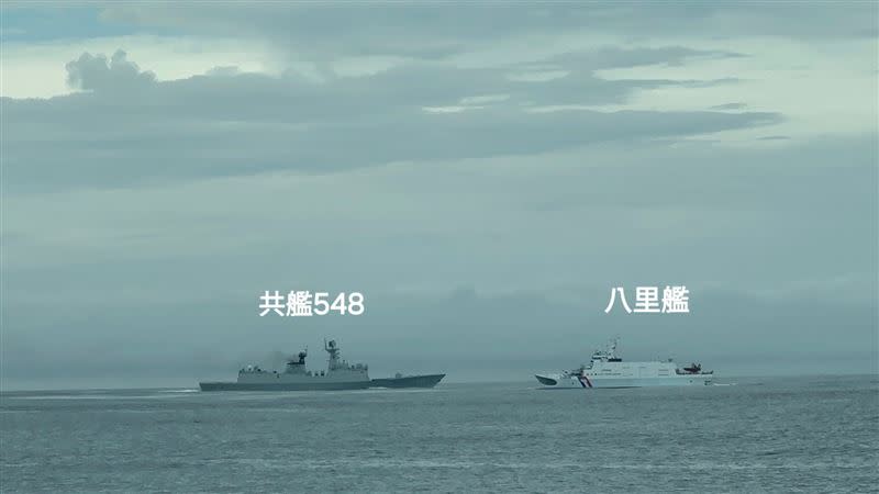 海巡署的八里艦可配「雄三飛彈」。（圖／海巡署提供）