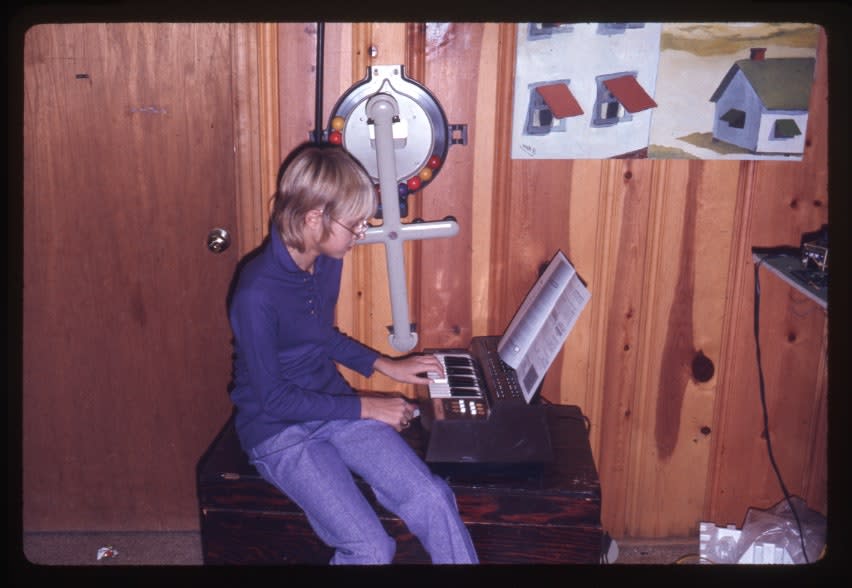 Age 9, in 1969. Photo courtesy of the artist.