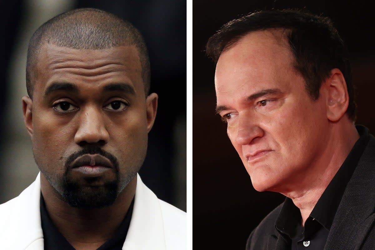 Kanye West and Quentin Tarantino   (PA/Getty)