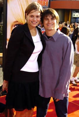 Jason Ritter with Marianna Palka at the Los Angeles premiere of New Line Cinema's Raise Your Voice