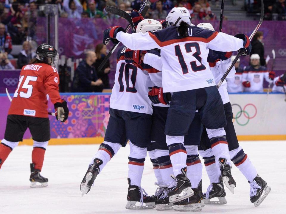 America won women's ice hockey gold in Sochi (Getty)