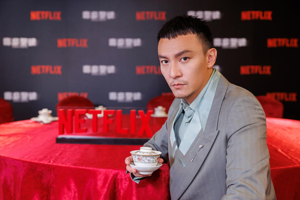 張震參與Netflix影集《毒梟聖徒》演出。 圖／Netflix 提供