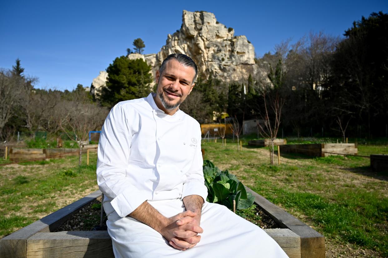 Michelin guide international three star awarded chef French Glenn Viel of 